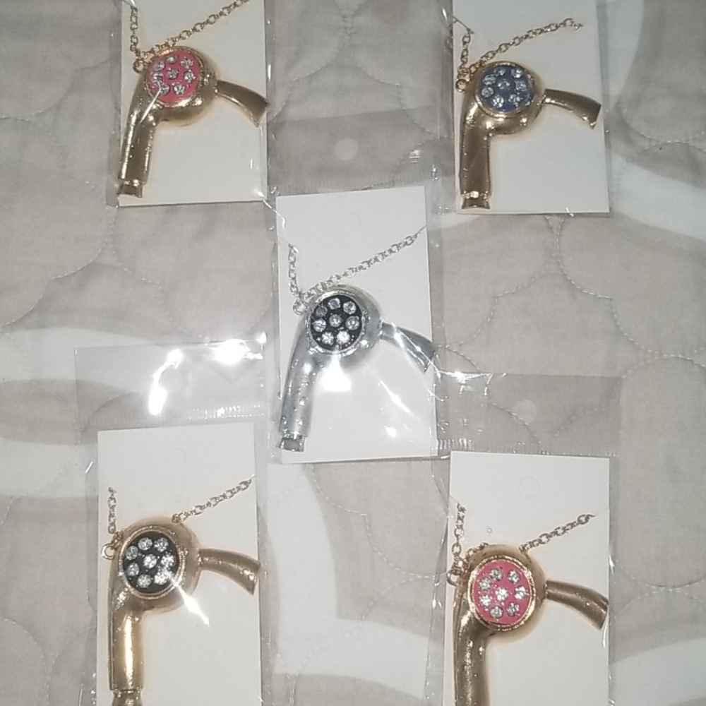 Blow dryer necklaces